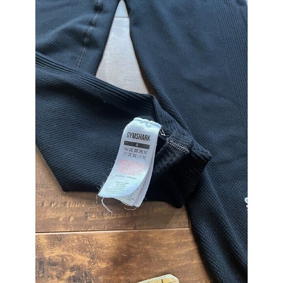 Gymshark Womens Pull On High Rise Black Work Out Legging Size Small - Picture 5 of 5
